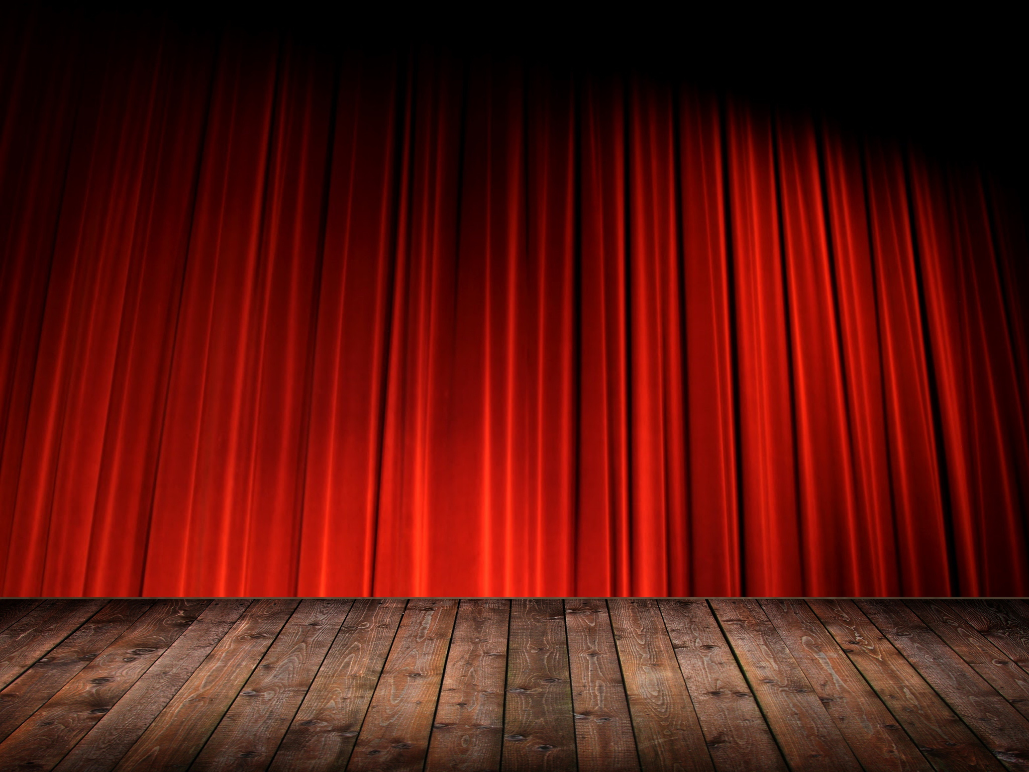 Red Theatre Curtain